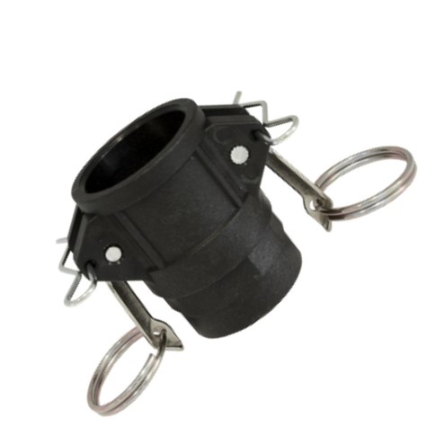 Camlock female coupling, type D, polypropylene