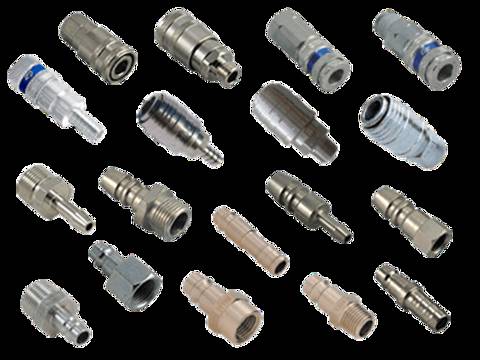 Compressed air couplings for all needs, manufactured for industry. An unsurpassed quality and durability. The couplings are only traded for industry.