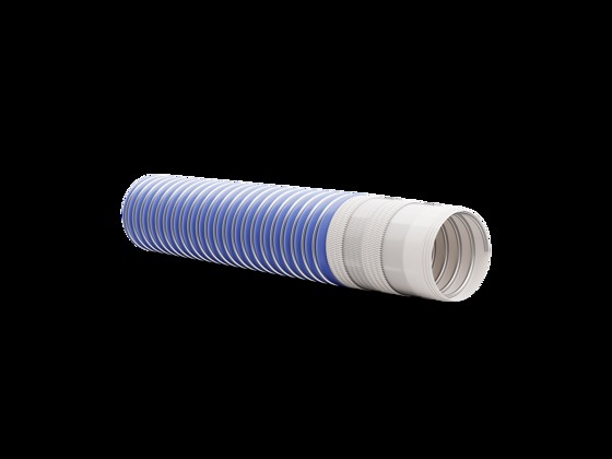 Alfotech's Oil SD composite hose is reinforced with a steel spiral and is suitable for transporting e.g. various fuel oils, including petrol and diesel.