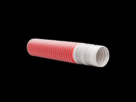 Alfotech's PTFE SD composite hose is reinforced with a steel spiral and is suitable for transporting aggressive chemicals. Order today via our webshop.