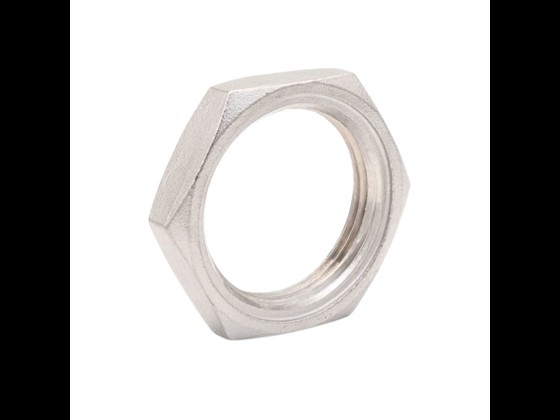 High-quality stainless steel hexagon nut AISI 316, designed for pressures up to 10 bar. Ideal for industrial applications. Order here!