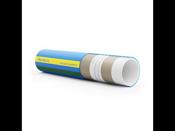 Milkland Crushproof is the robust milk hose designed for long-lasting use under demanding conditions. Order today and experience quality!