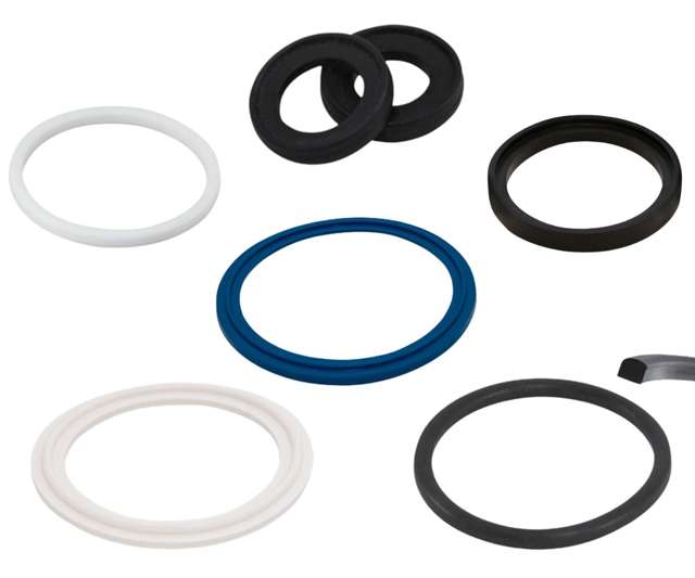 Collage of union gaskets