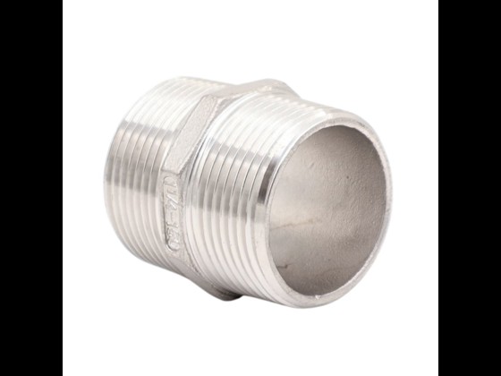 Nipple in stainless AISI 316, ideal for hygienic applications. Long-lasting and perfect for industrial use. Order today!